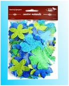 Dekoratorstwo - Kwiatki Brokatowe 35-48Mm Miks 60 Szt Zestaw 6 Dm-Kw06B, Galeria Hobby - miniaturka - grafika 1