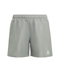 Stroje kąpielowe - adidas, Classic Badge of Sport, kostium kąpielowy, srebrno-zielony/biały, 1213, Baby - miniaturka - grafika 1