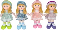 Lalki dla dziewczynek - Maskotka Lalka Szmacianka 4 kolory - 30cm - miniaturka - grafika 1