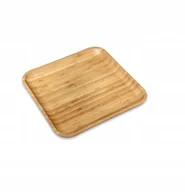 Talerze - Talerz bambusowy 20,5x20,5 cm  WL-771021/A - miniaturka - grafika 1