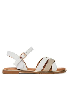 Tommy Hilfiger Sandały T3A2-33779-0273X M Biały - Buty dla dziewczynek - miniaturka - grafika 1