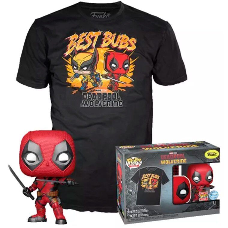 Figurka Funko Pop! Marvel - Deadpool & Wolverine z T-shirtem, edycja winylowa