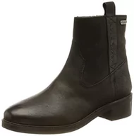 Botki damskie - Pepe Jeans damskie bowie east botki, 999 BLACK, 41 EU - miniaturka - grafika 1