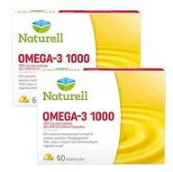 Serce i układ krążenia - NATURELL AB Naturell OMEGA 3 1000 mg 2 x 60 kapsułek - miniaturka - grafika 1