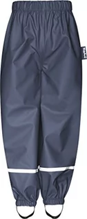 Spodnie i spodenki dla chłopców - Playshoes Uniseks Dziecięce Spodnie Przeciwdeszczowe, Marine 11, 140 cm - grafika 1
