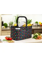 Torby i wózki na zakupy - Genius Kosz termiczny "Falko" ze wzorem na zakupy - 48 x 27 x 28 cm - miniaturka - grafika 1