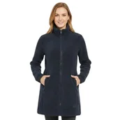Płaszcze damskie - Płaszcz damski Jack Wolfskin High Curl granatowy ciepły Sherpa-XL - miniaturka - grafika 1