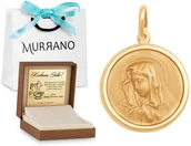 Dewocjonalia - Złoty medalik 585 Matka Boska PREZENT GRAWER - miniaturka - grafika 1