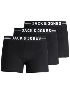 Majtki męskie - Jack&Jones Komplet 3 par bokserek Sense 12081832 Czarny - grafika 1