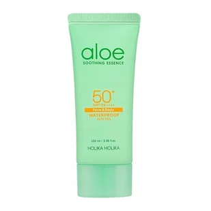Holika Holika Aloe Soothing Essence Face & Body Waterproof Sun Gel SPF50+ żel przeciwsłoneczny do twarzy i ciała - 100ml - Balsamy i kremy do opalania - miniaturka - grafika 3