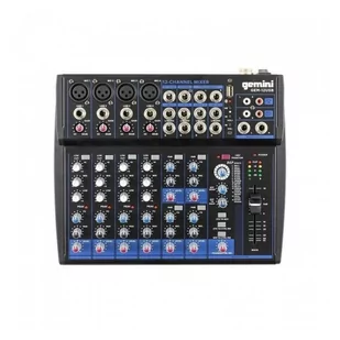 Gemini Sound GEM-12USB Compact 12 Channel Bluetooth Mixer - USB Playback (Black) GEM-12USB - Inne akcesoria dla DJ - miniaturka - grafika 1