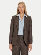 Marynarki i żakiety damskie - Marella Marynarka Seme 2423046012 Brązowy Regular Fit - miniaturka - grafika 1