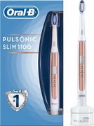 Szczoteczki elektryczne - Braun Oral-B Pulsonic Slim 1100 Różowy - miniaturka - grafika 1