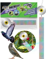 Zwalczanie i odstraszanie szkodników - Odstraszacz Ptaków Szpaków Kosów Gołębi Dzięciołów Odblaskowa Taśma na Ptaki"Bird Reflect" - miniaturka - grafika 1