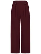 Spodnie damskie - Sublevel Spodnie w kolorze bordowym - miniaturka - grafika 1