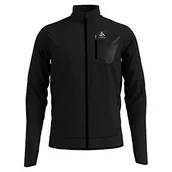 Kurtki męskie - Odlo Męska kurtka polarowa Blaze Ceramiwarm Pro, czarny melange, S 541962 - miniaturka - grafika 1