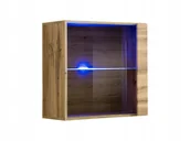 Witryny - Witryna Wisząca Swap Przeszklona 60CM Mat Pvc - miniaturka - grafika 1