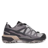 Buty trekkingowe damskie - Trekkingi Salomon X Ultra 360 L49103900 Szary - miniaturka - grafika 1