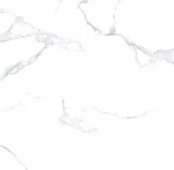 Panele podłogowe - vidaXL Płytki podłogowe ścienne biały marmur 60x60 cm - miniaturka - grafika 1