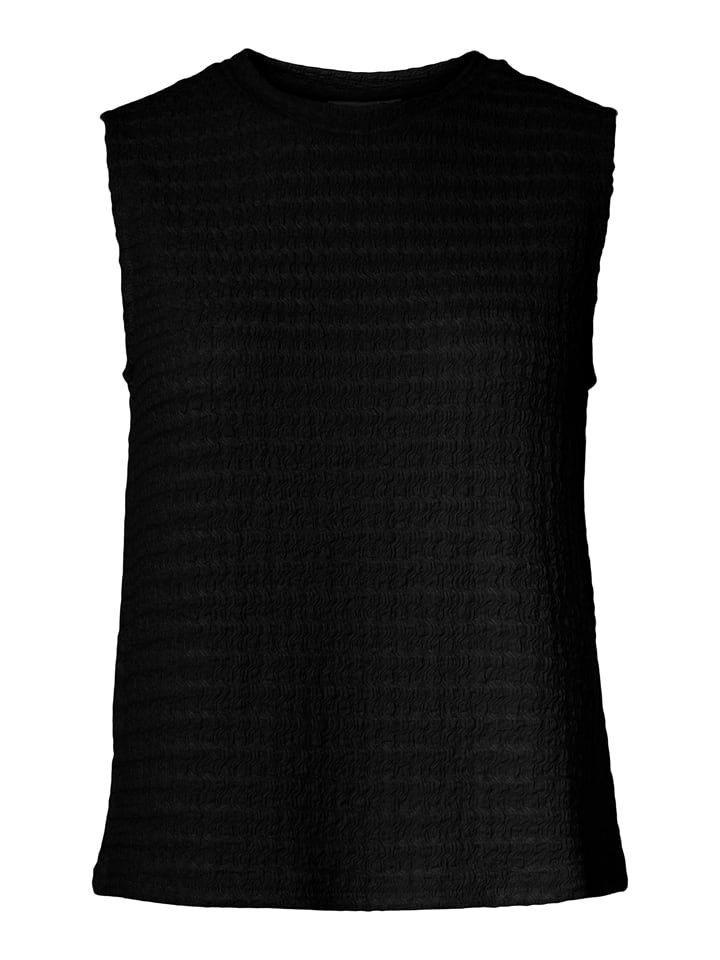 Pieces Top w kolorze czarnym