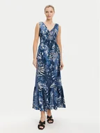 Sukienki - Tatuum Sukienka letnia Leti T2509.196 Granatowy Regular Fit - miniaturka - grafika 1