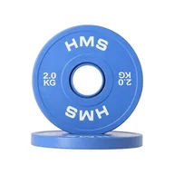 Obciążenia - Talerze olimpijskie FRACTIONAL 2 x 2 kg CBRS20 HMS - miniaturka - grafika 1