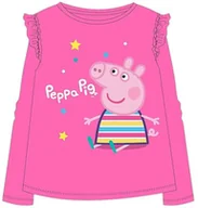 Bluzy dla dziewczynek - Bluzka dziewczęca z bohaterką bajki Świnka Peppa Różowy - miniaturka - grafika 1