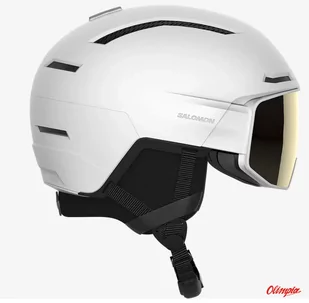Kask narciarski Salomon Driver Pro Sigma white/Sol BB 2023/2024 - Kaski narciarskie - miniaturka - grafika 1