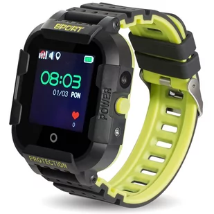 CALMEAN Child Watch Sport Czarno-żółty - Smartwatch - miniaturka - grafika 1