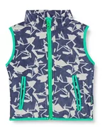 Kurtki i płaszcze dla chłopców - Playshoes Unisex dzieci gwiazdy kamuflaż kamizelka polarowa, ciemnoszara, 116, ciemnoszary, 116 - miniaturka - grafika 1