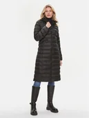 Kurtki damskie - Tommy Hilfiger Kurtka zimowa Global Stripe WW0WW39863 Czarny Regular Fit - miniaturka - grafika 1