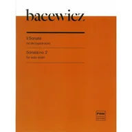 Podręczniki dla szkół zawodowych - Bacewicz II Sonata na skrzypce solo - miniaturka - grafika 1