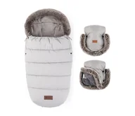 Akcesoria do wózków - PETITE&MARS -ZESTAW Śpiwór dziecięcy 4 w 1 COMFY + mufki na ręce na wózek Champagne Shower - miniaturka - grafika 1