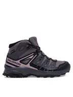 Buty trekkingowe damskie - Salomon Trekkingi Extegra Mid Gore-Tex L47800200 Fioletowy - miniaturka - grafika 1
