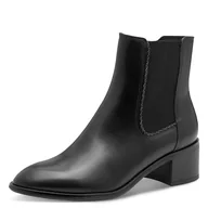 Kozaki damskie - Marco Tozzi Damskie 2-25345-45 modne kozaki, Black Nappa, 38 EU, Czarna papka, 38 EU - miniaturka - grafika 1