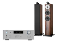 Zestawy stereo - Rotel RA-1572 MkII (srebrny) + 703 S3 (mokka) - miniaturka - grafika 1