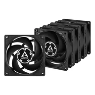 Chłodzenie procesora - Arctic Cooling WENTYLATOR ARCTIC P8 PWM PST Value Pack(black/black) 80mm Pack of 5pcs ACFAN00154A - miniaturka - grafika 1