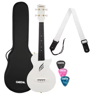 Cascha Cascha 2286 Carbon Fibre White ukulele koncertowe - Inne instrumenty muzyczne - miniaturka - grafika 1