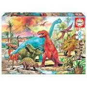 Puzzle - Educa Dinozaury 13179 - miniaturka - grafika 1