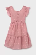 Sukienki i spódniczki dla dziewczynek - Mayoral sukienka dziecięca kolor różowy mini rozkloszowana - miniaturka - grafika 1