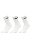 Skarpetki damskie - Vans Zestaw 3 par wysokich skarpet unisex VN000QBV Biały - miniaturka - grafika 1