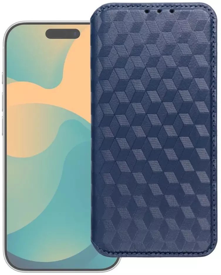 krainaGSM Etui z klapką na Xiaomi Redmi NOTE 15 PRO 4G Cubic Book niebieskie
