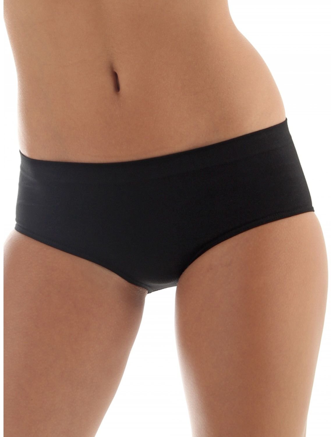 Brubeck Majtki damskie Classic Comfort Cotton czarny r. 2XL HI00090A