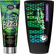 Balsamy i kremy do opalania - Tan Desire Amazingly Black + Wild Tan Black Strong Gratis - miniaturka - grafika 1