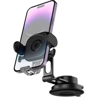 Uchwyty samochodowe do telefonów - Spigen Uniwersalny Uchwyt Samochodowy do Deski Rozdzielczej UTS35 Onetap czarny - miniaturka - grafika 1