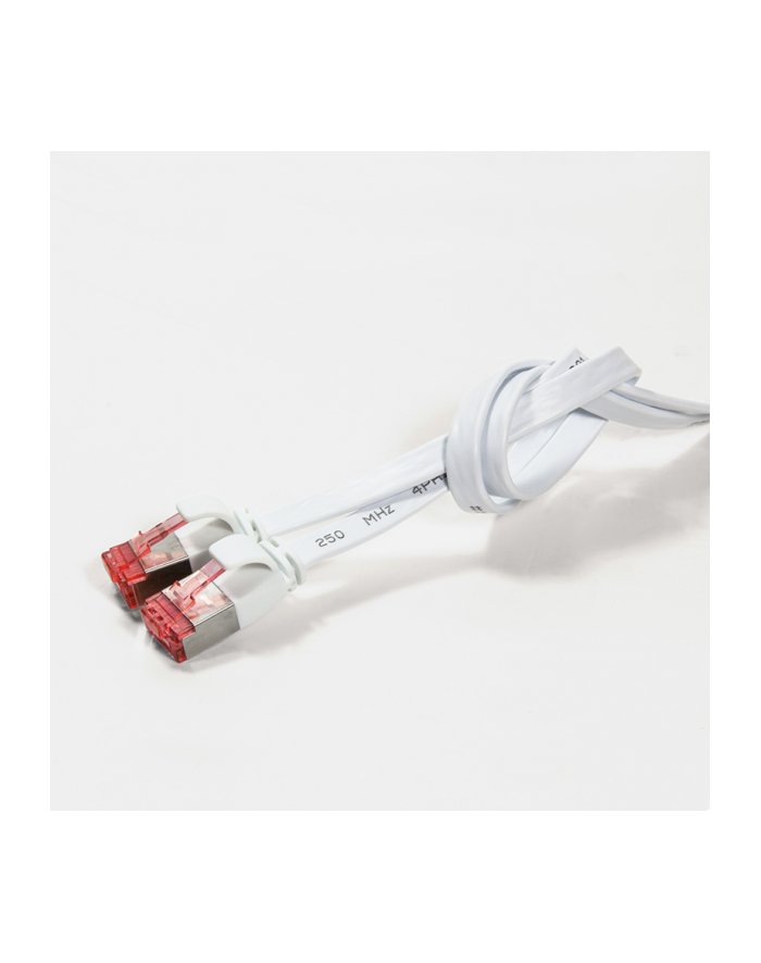 LOGILINK - Płaski Patch cord U/FTP;6;PIMF;dł.0,25m;biały CF2011S