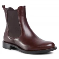 Botki damskie - Sztyblety ECCO Sartorelle 25 26650301014 Brązowy - miniaturka - grafika 1