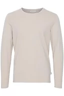 Koszulki męskie - CASUAL FRIDAY CFTheo LS t-shirt męski z długim rękawem Basic Slim Fit, 154503_chateau szary, S - miniaturka - grafika 1