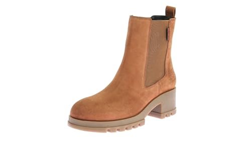 Kickers Damskie Stretch Botki Chelsea, Camel, 40 EU