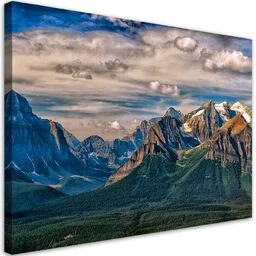 Obraz na płótnie, Górski krajobraz natura 120x80 - Obrazy i zdjęcia na płótnie - miniaturka - grafika 1